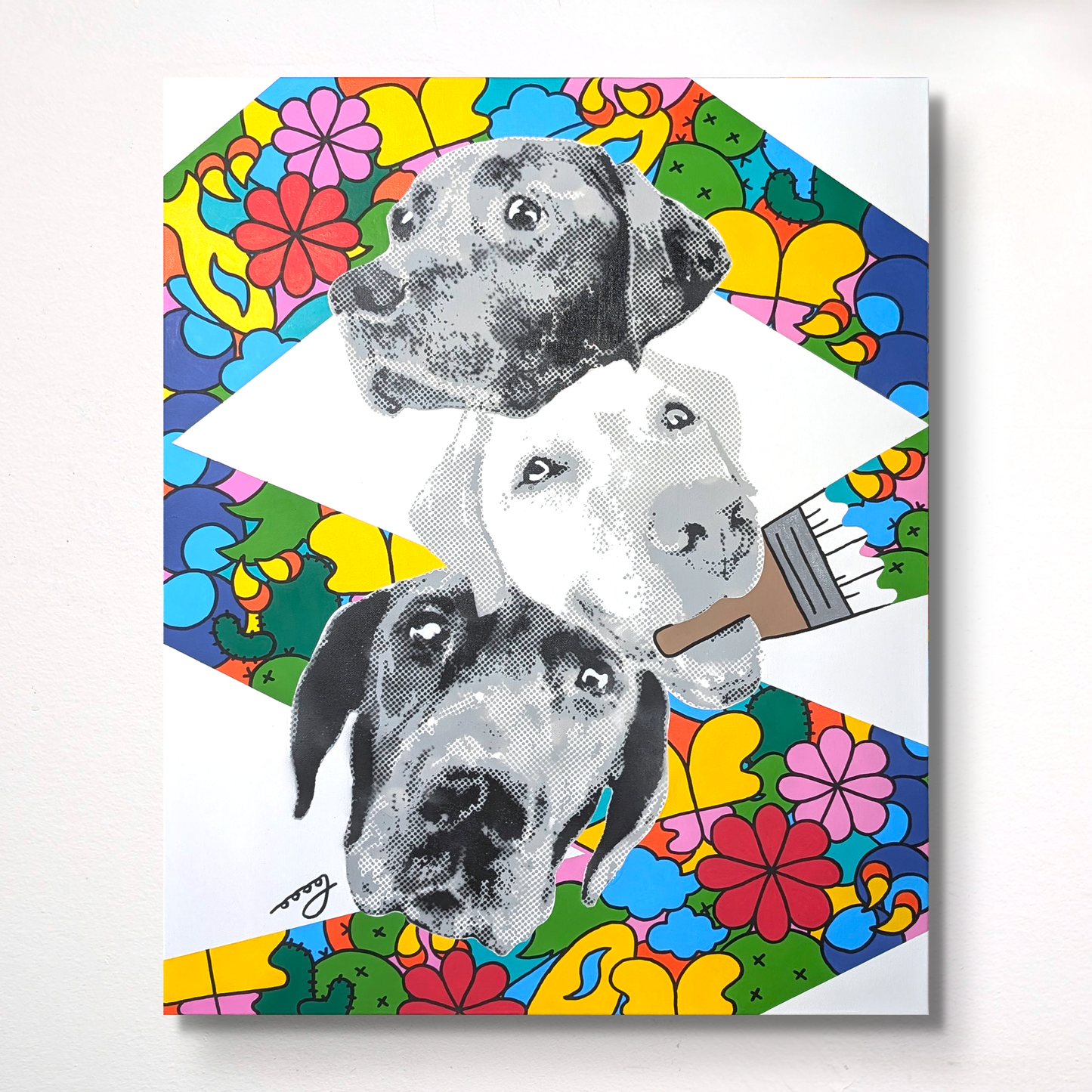 Dogs Painting